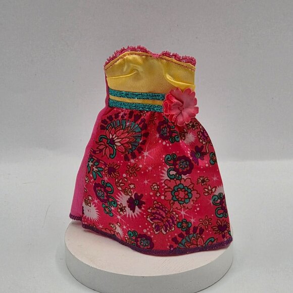 Barbie Sweetie Floral Sass Strapless Party Dress - Picture 1 of 5